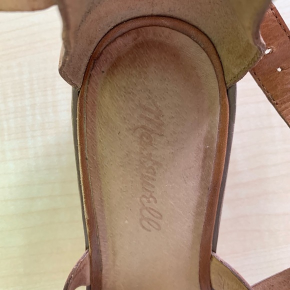 Madewell Lucy Brown Leather Sandal Size 8 - Picture 5 of 6
